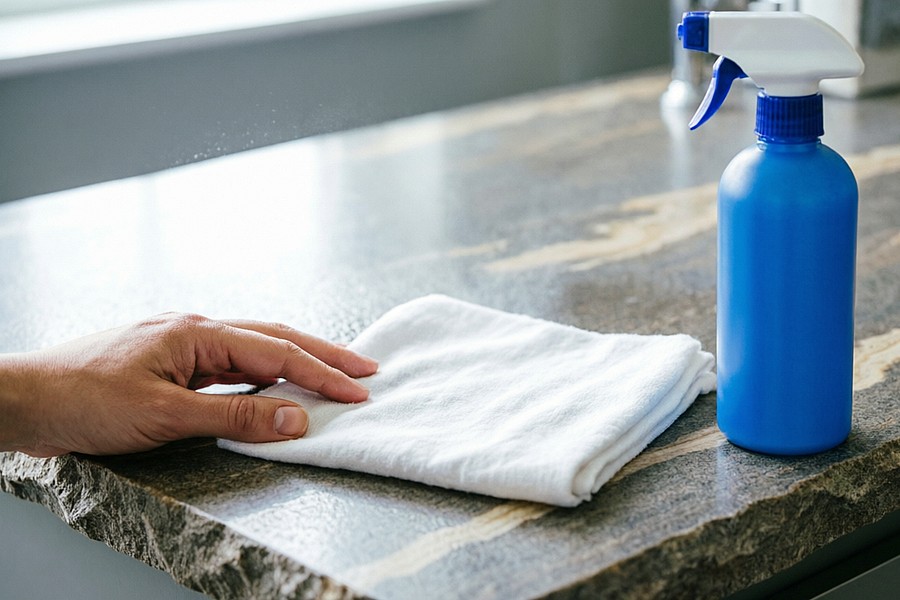 How to Remove Common Stains from Stone Surfaces